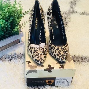 NEW! Pleaser Cheetah Heels